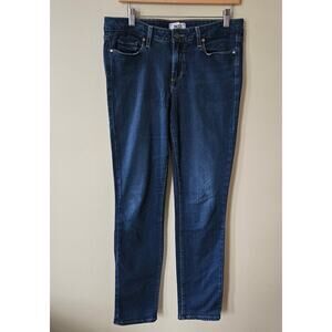 Paige Denim Rosalyn Mid Rise Skyline Skinny Jeans, Size 31 Rosalyn Dark Wash